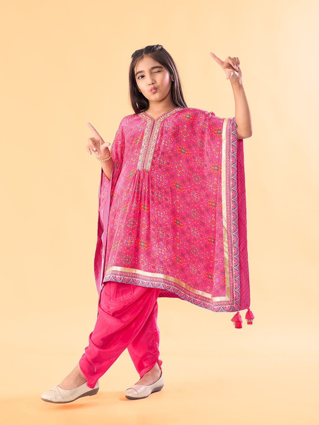 Mishti Kurta Set - Pink