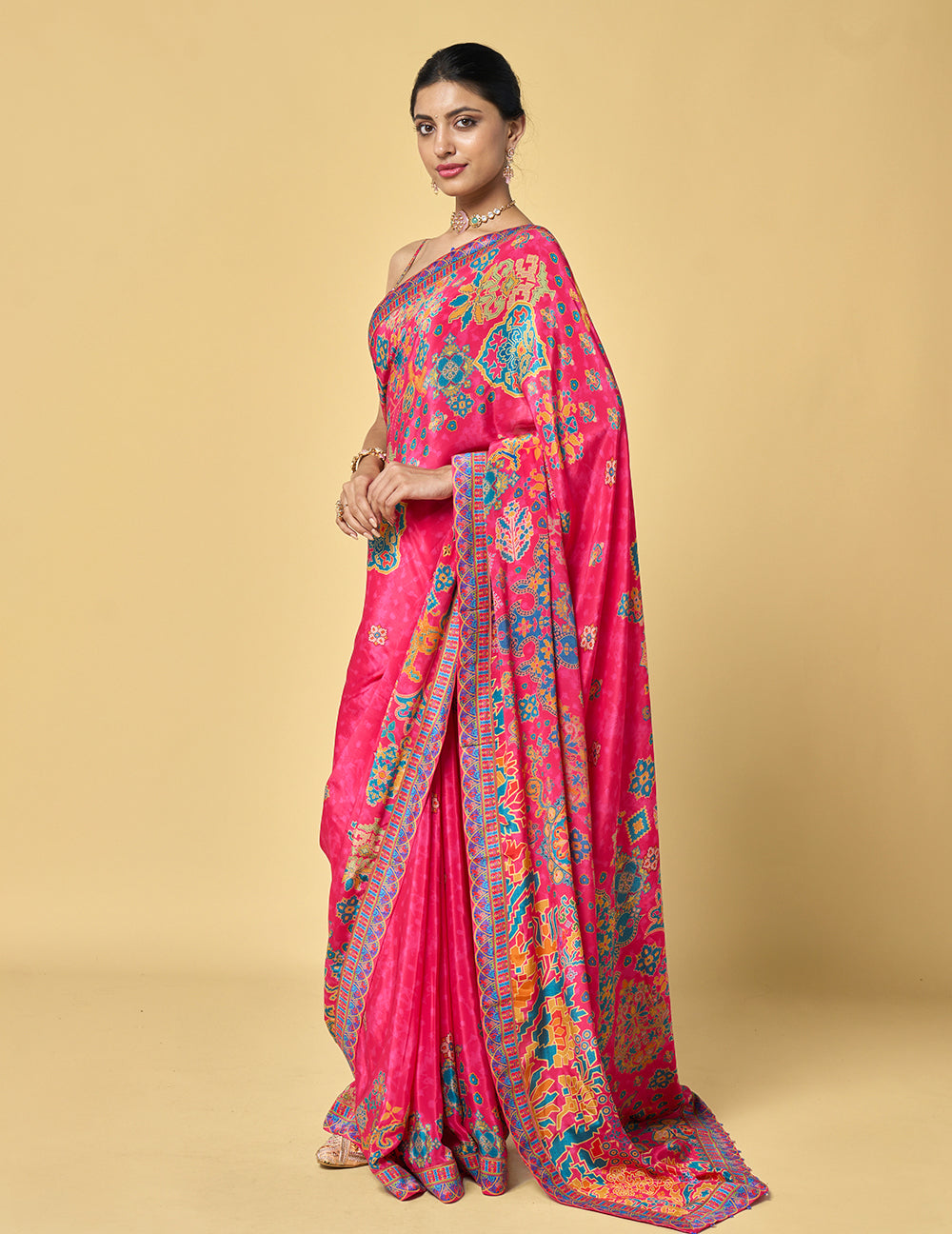 Abhiri Saree - Pink