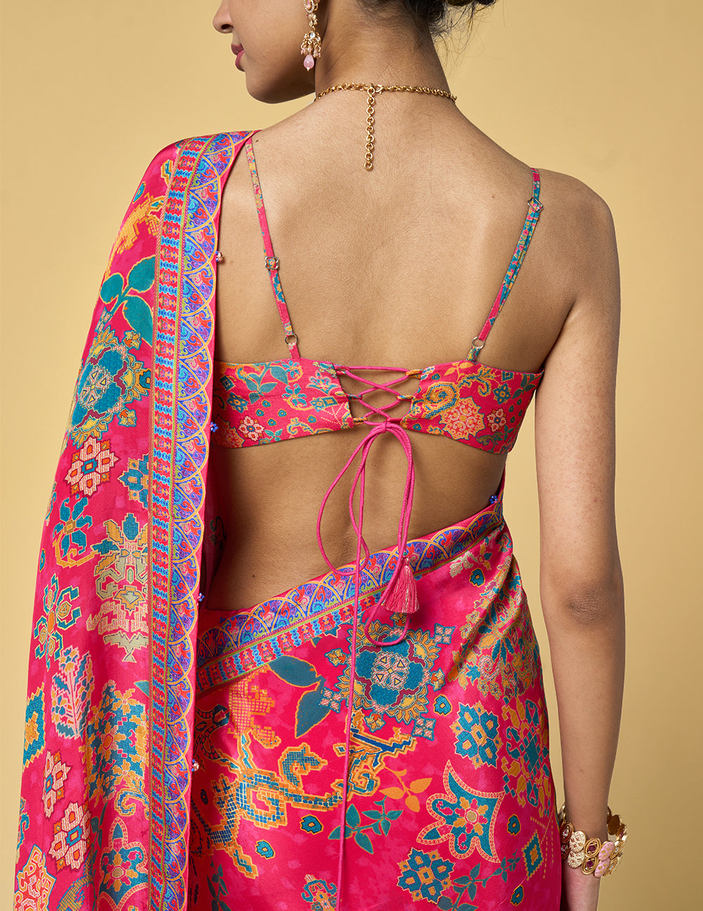 Abhiri Saree - Pink