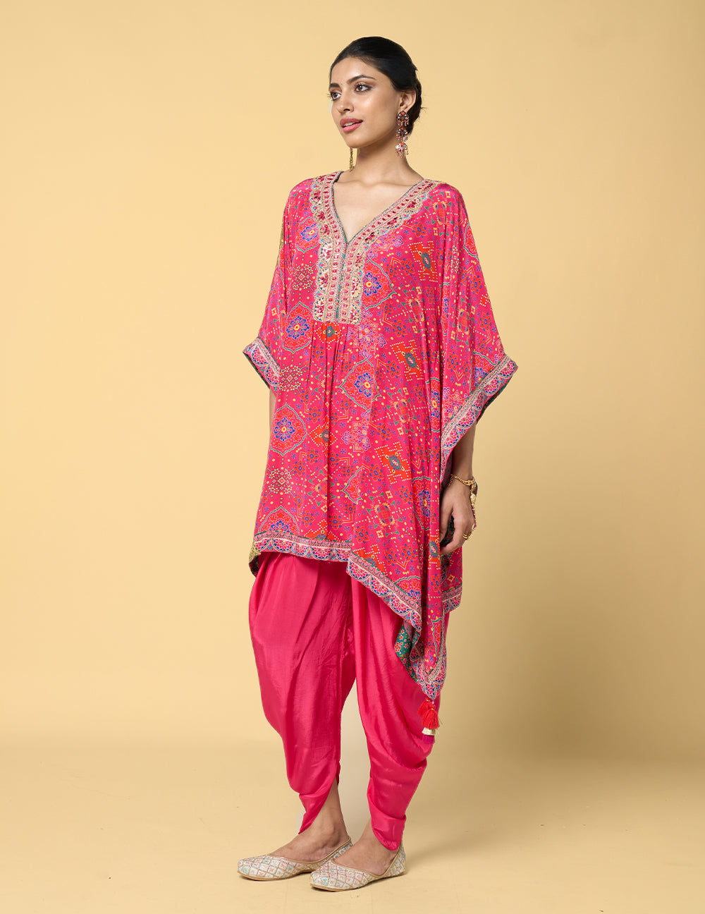 Gulzar Kurat Set - Pink