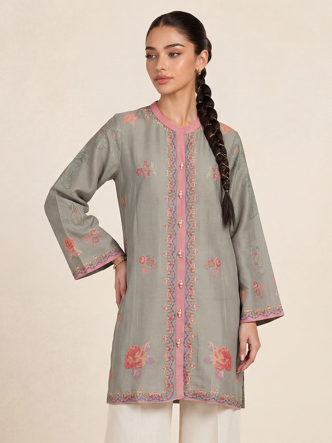 Savera top- Grey