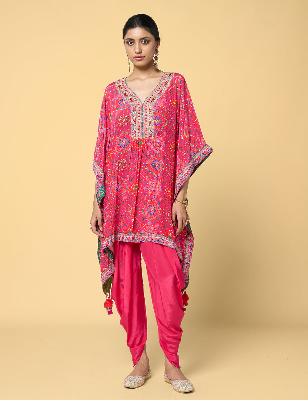 Gulzar Kurat Set - Pink