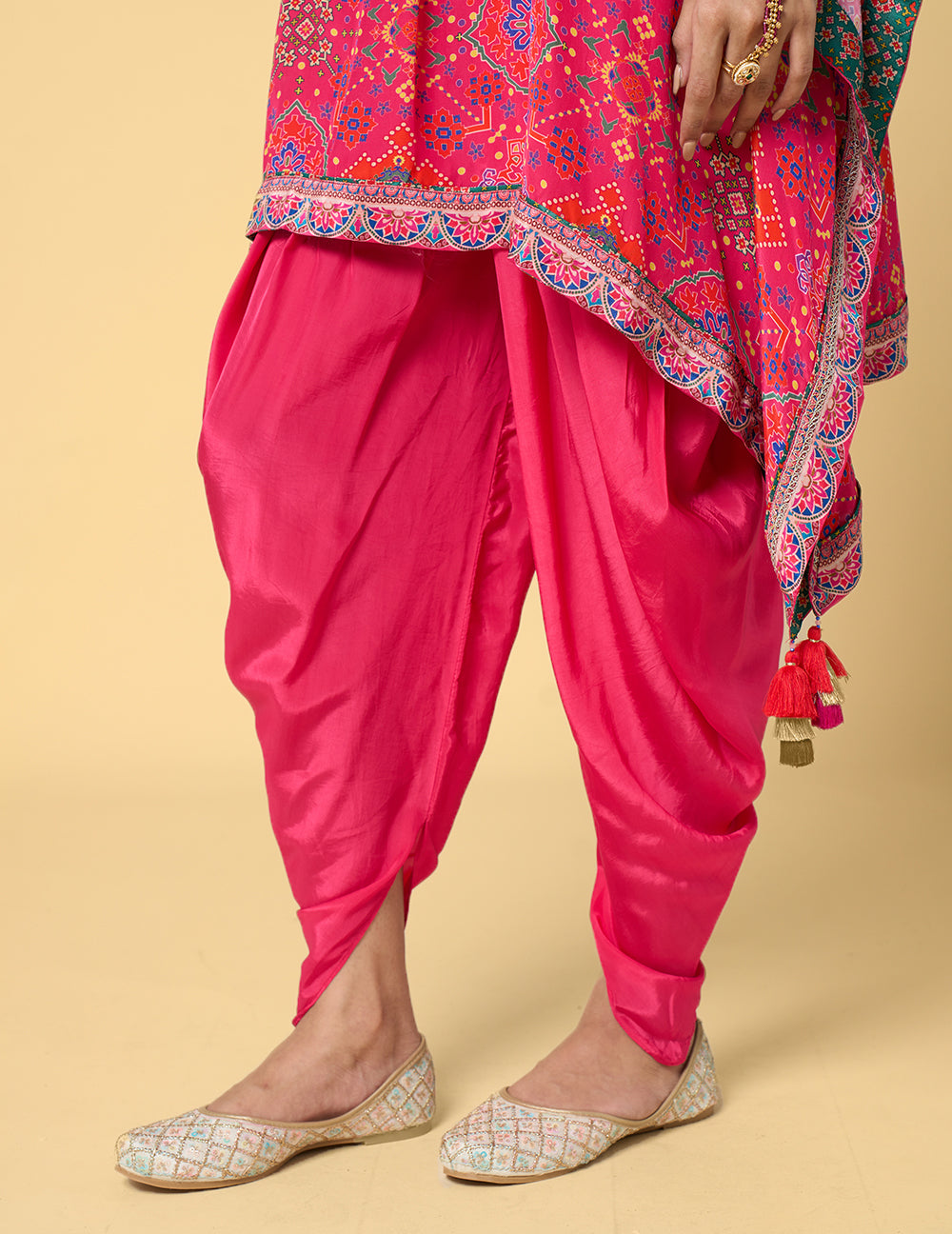 Gulzar Kurat Set - Pink