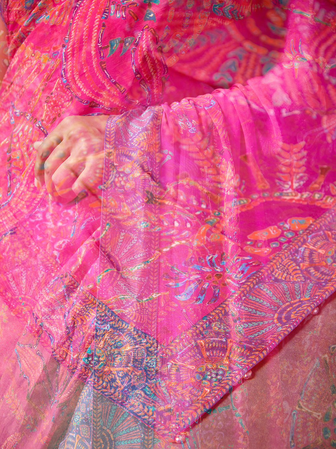Sovira Saree - Pink