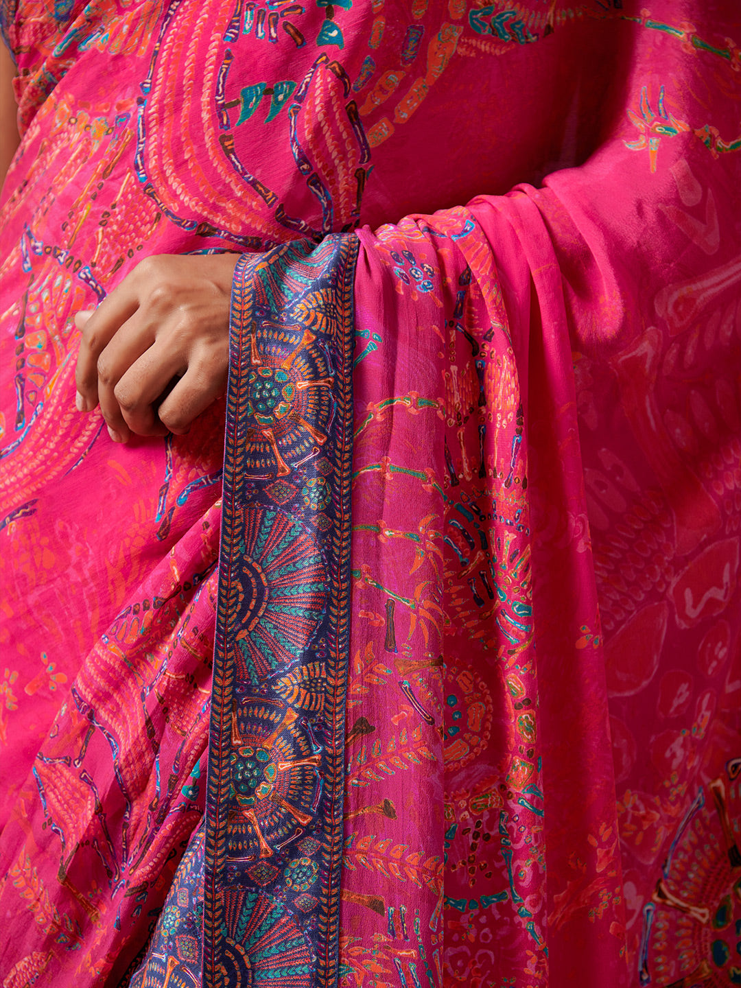 Sovira Saree - Pink