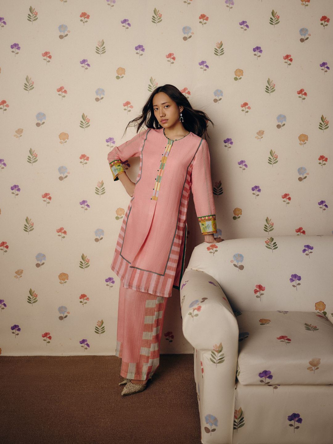 Mihira co-ord set - Pink