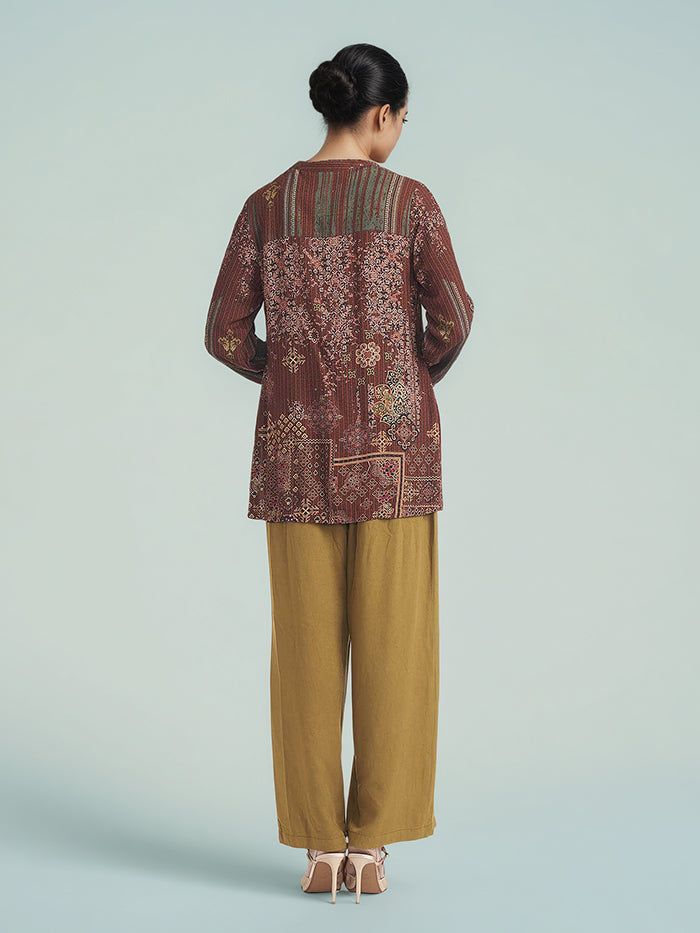 Brown Dupatta | Shop Saundh Rozana