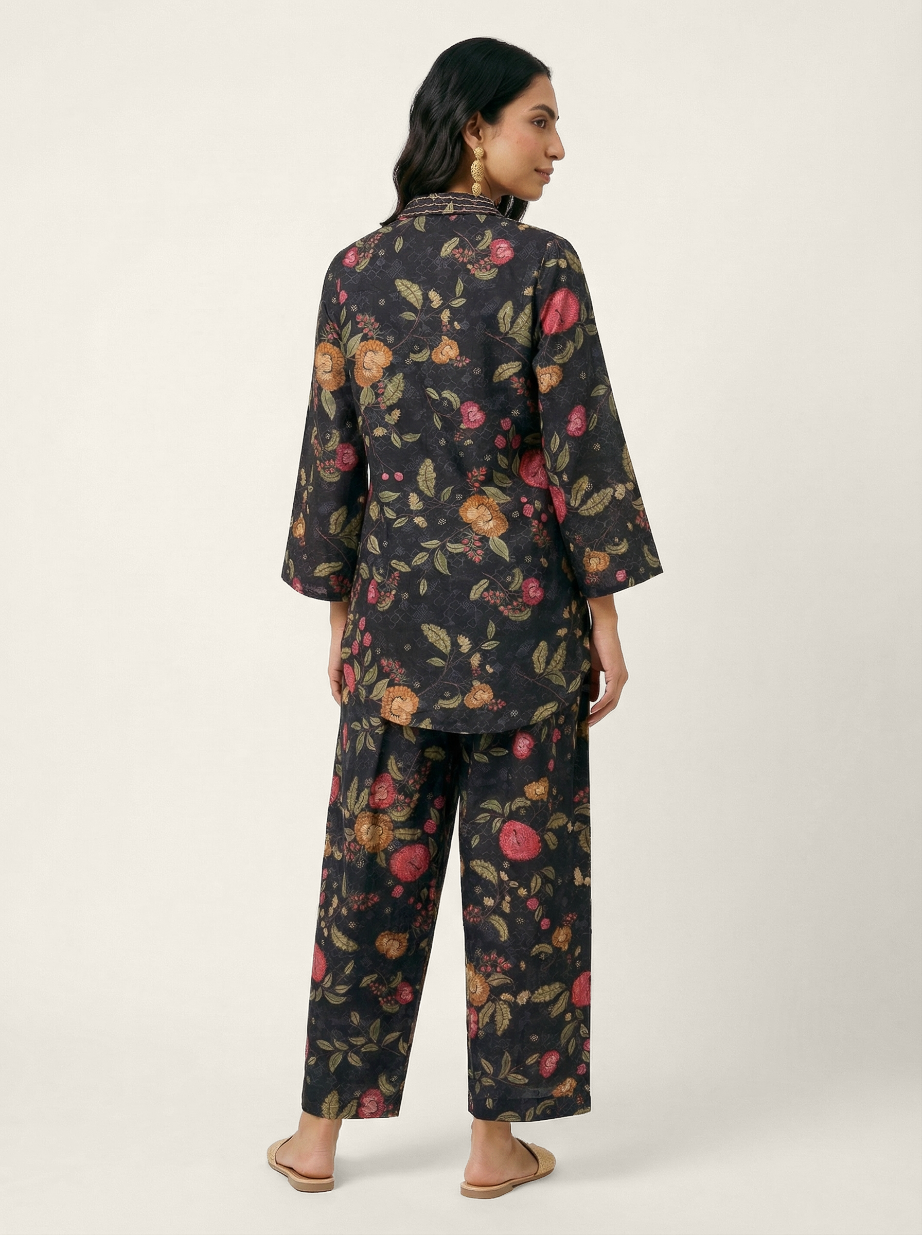 Shaam Co-ord Set - Black