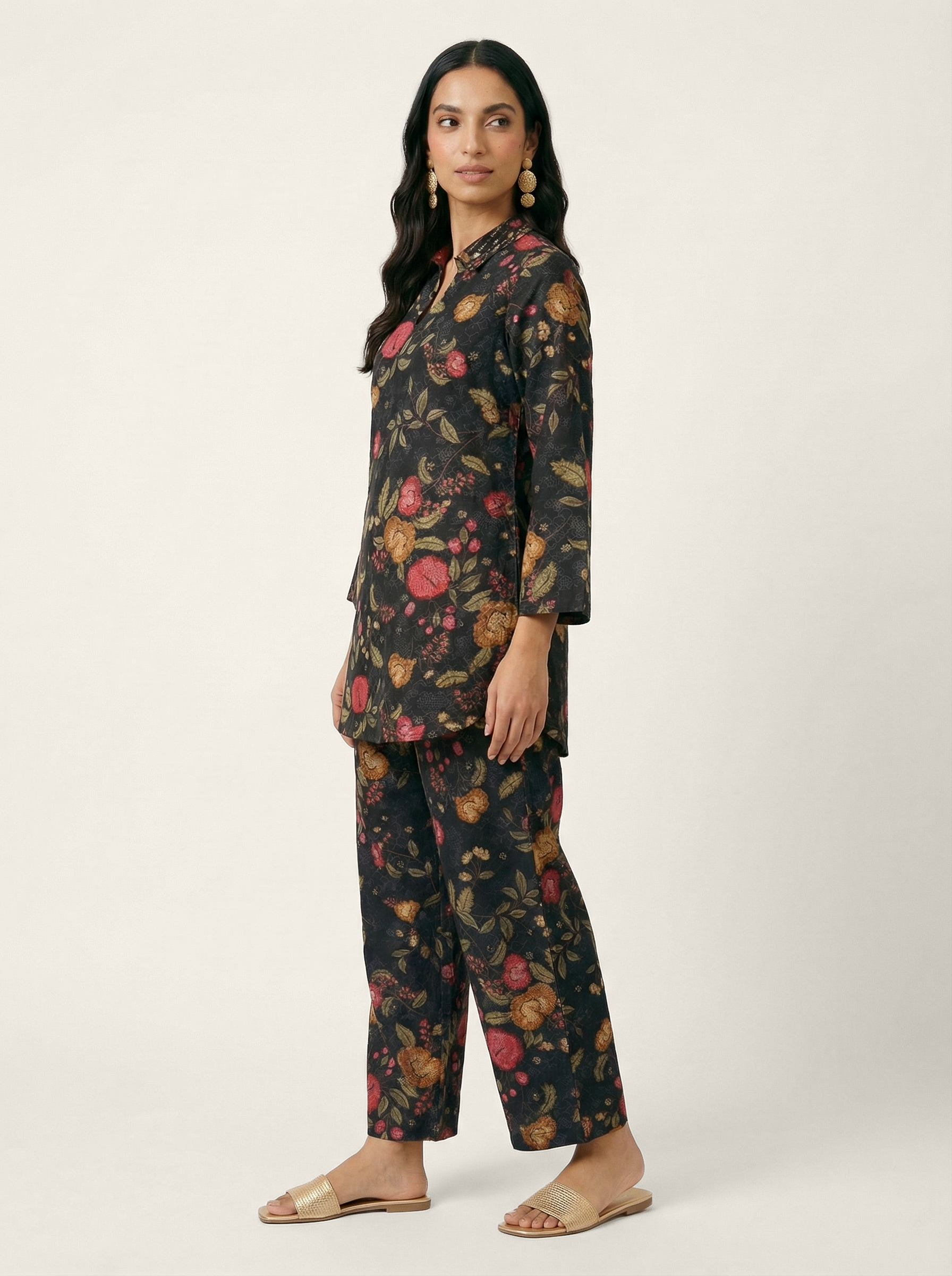 Shaam Co-ord Set - Black
