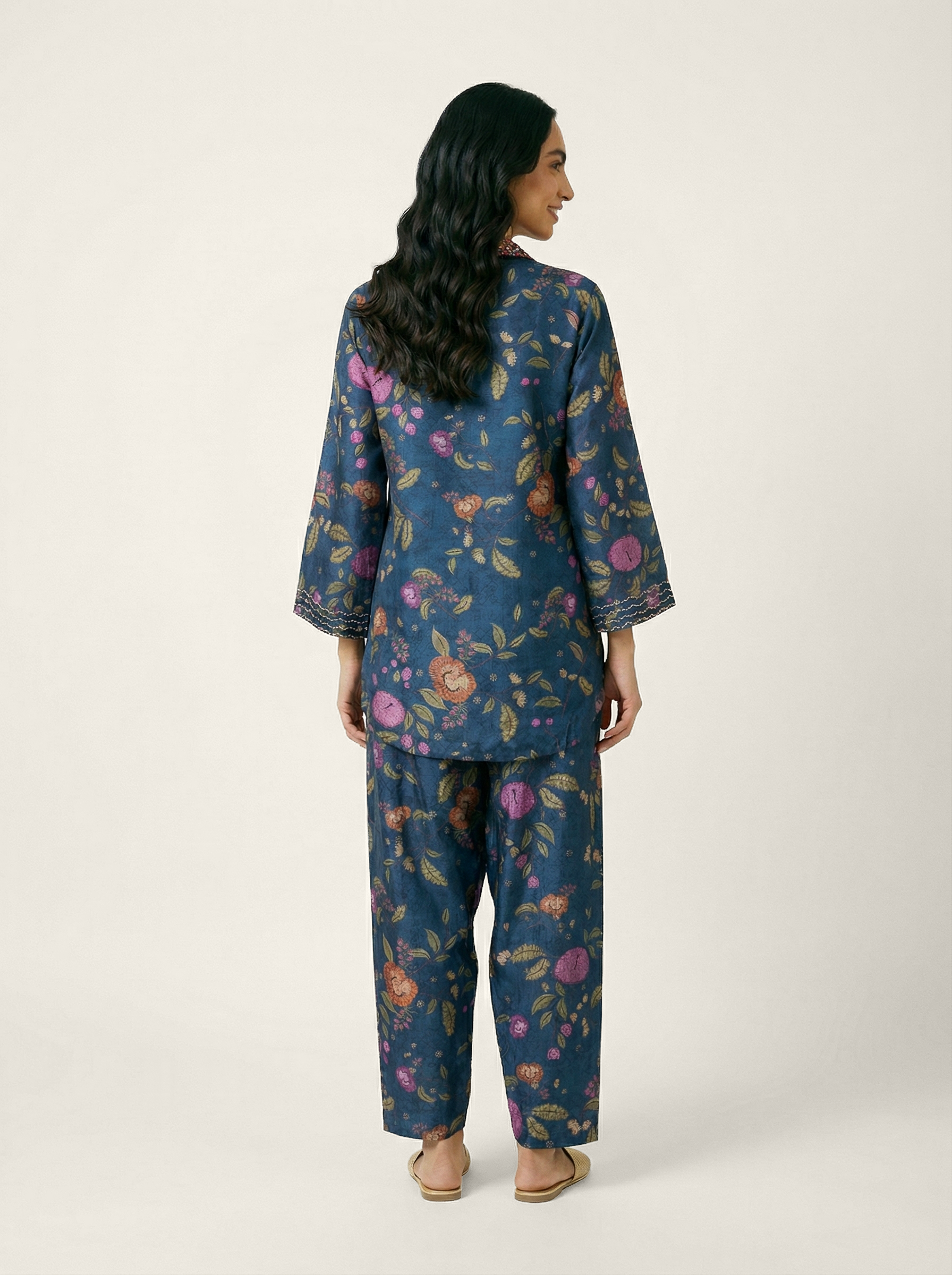 Abeer Co-ord Set - Blue