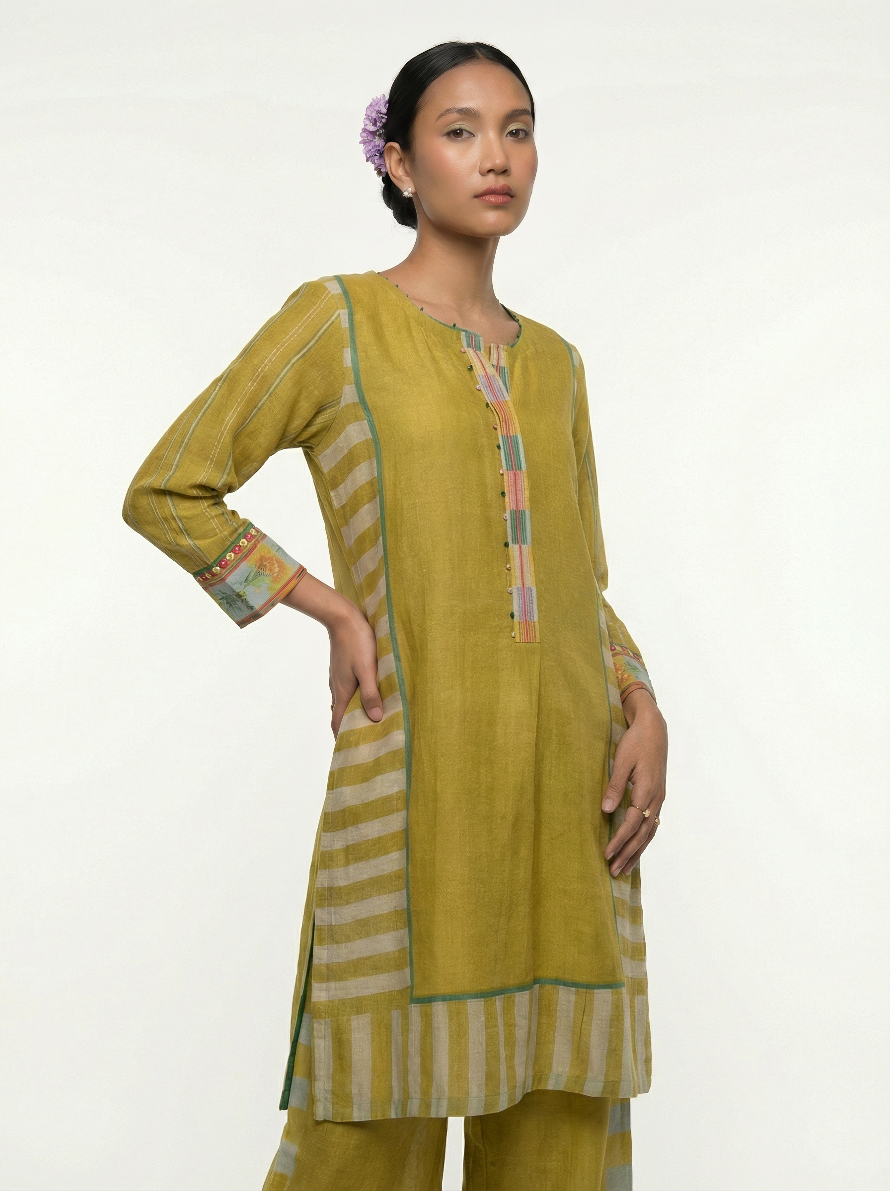 Mihira co-ord set - Mustard