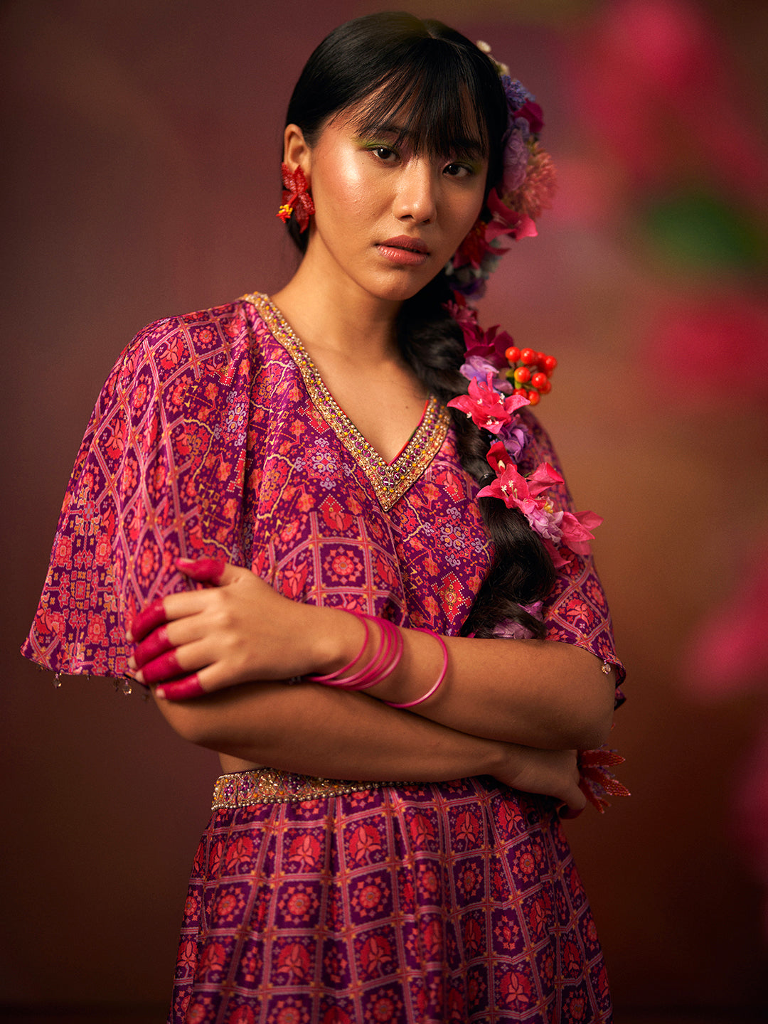 Rangeeli Lehenga Set - Purple