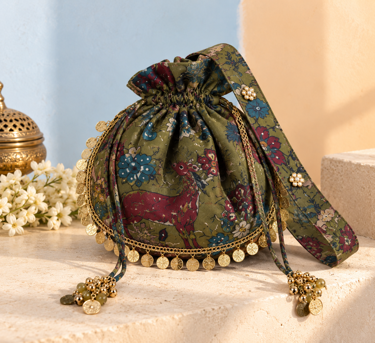 Meera Potli - Olive