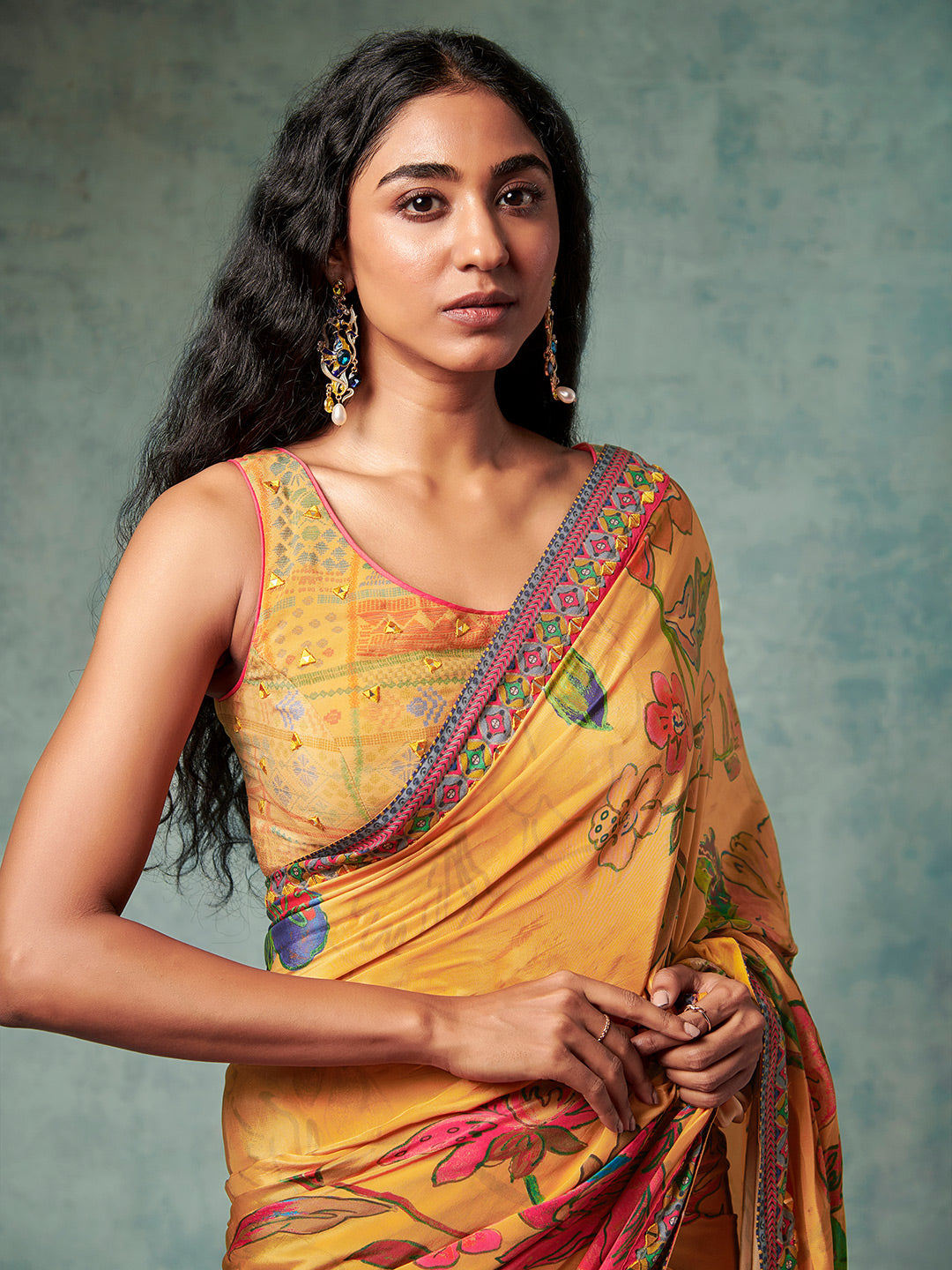 Aurielle Saree - Yellow