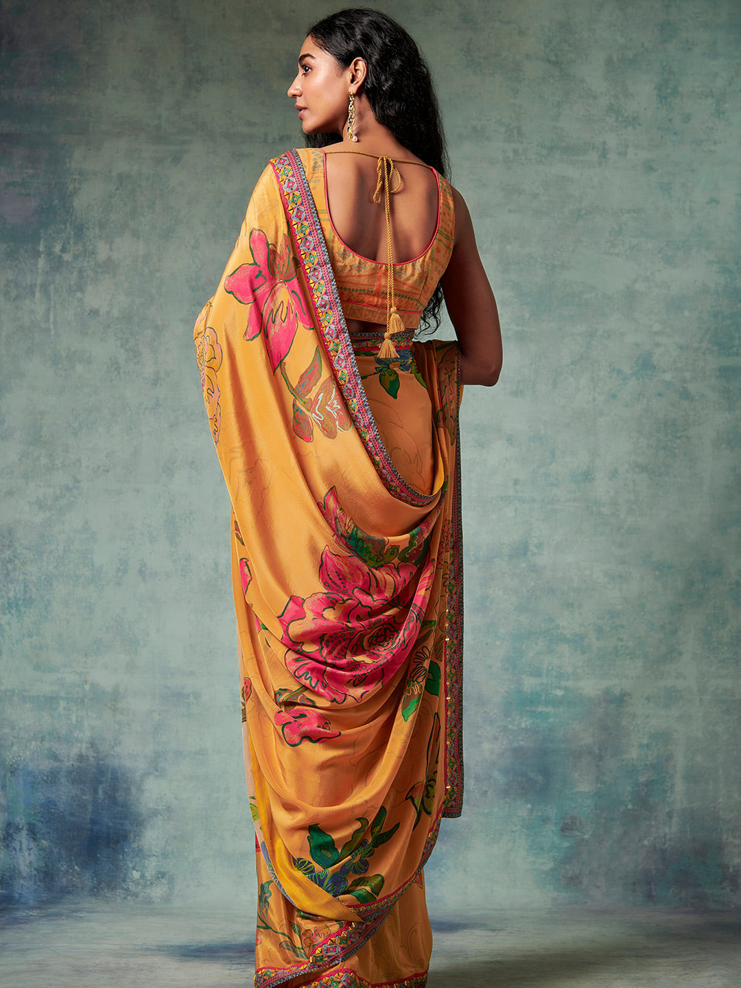 Aurielle Saree - Yellow