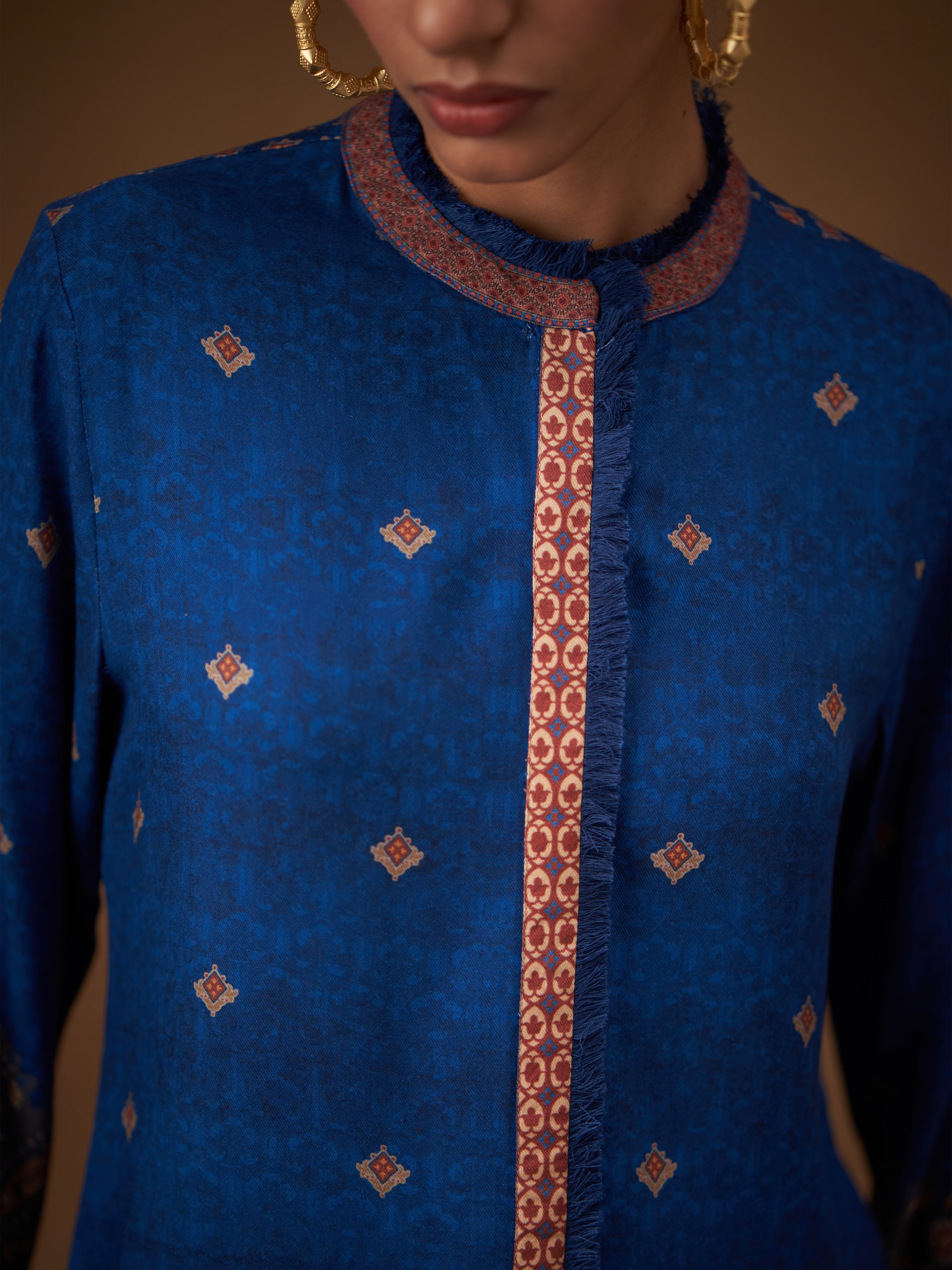 Neelam Top - Blue