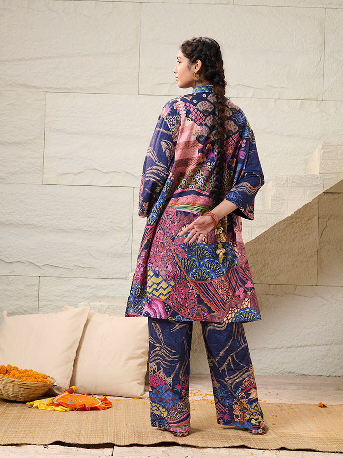 Nirma Co-ord Set - Blue