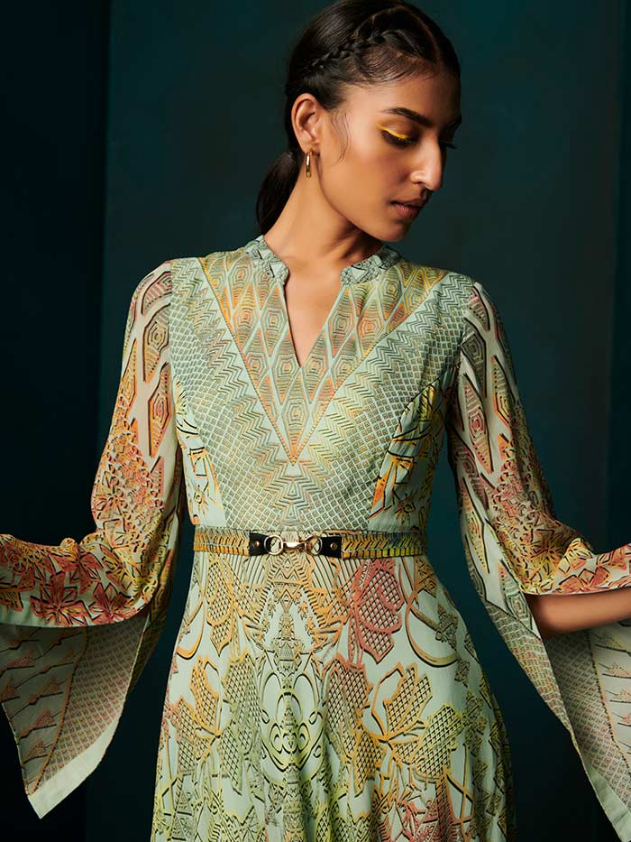 Fleur Dress – Aqua