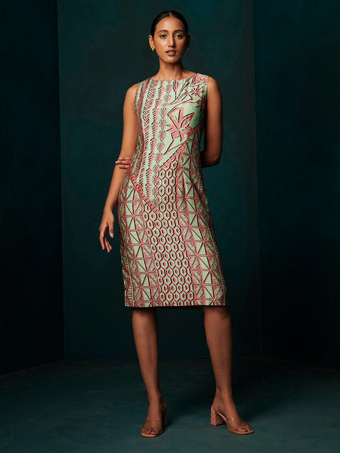 Twiggy Dress – Aqua