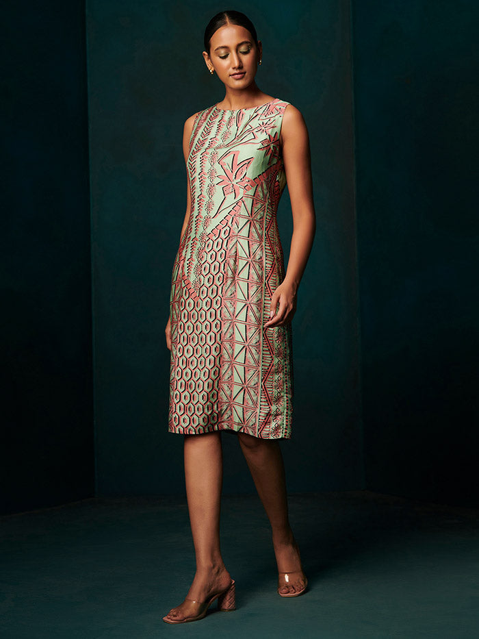 Twiggy Dress – Aqua