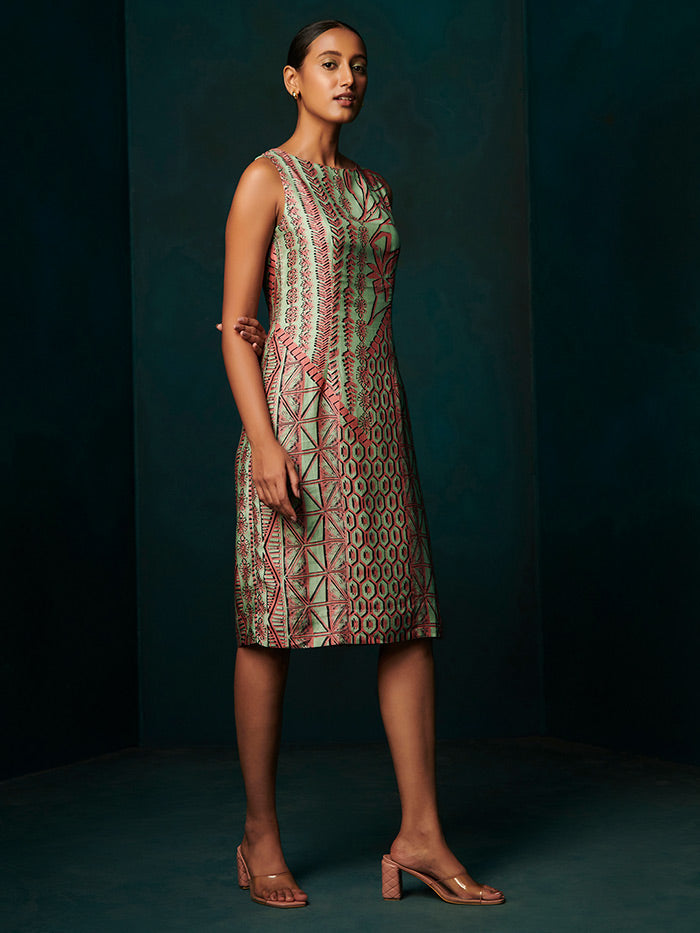 Twiggy Dress – Aqua