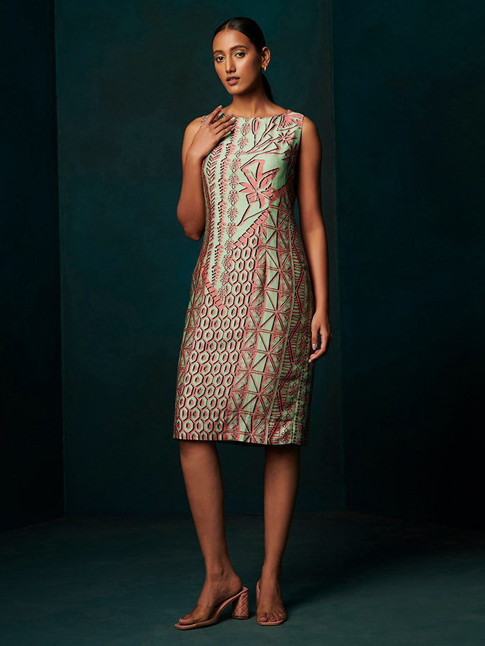 Twiggy Dress – Aqua