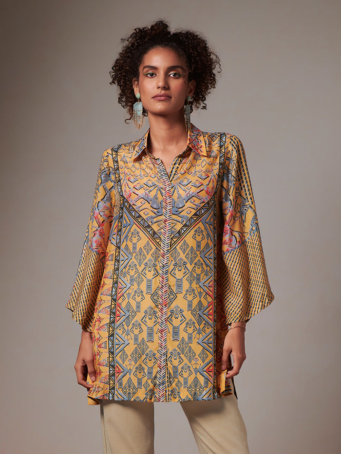 Fractal Shirt - Yellow