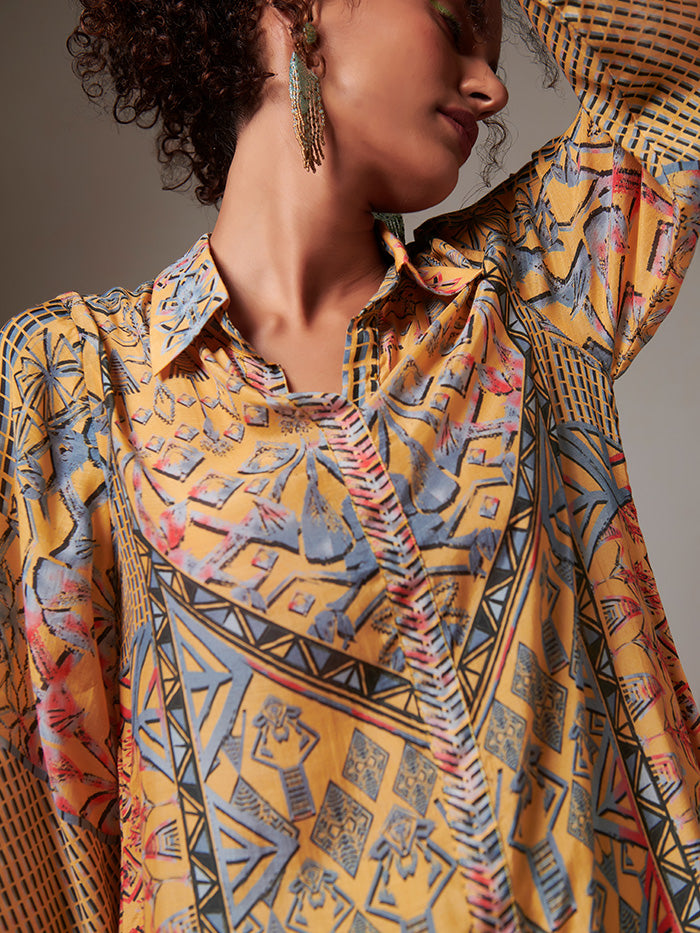 Fractal Shirt - Yellow