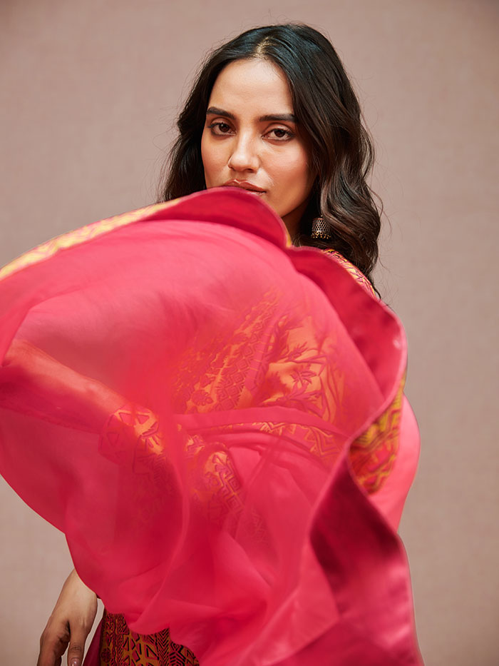 Pitaya Kurta Set – Mustard