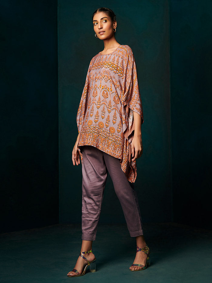 Hyacinth Kaftan Top - Grey