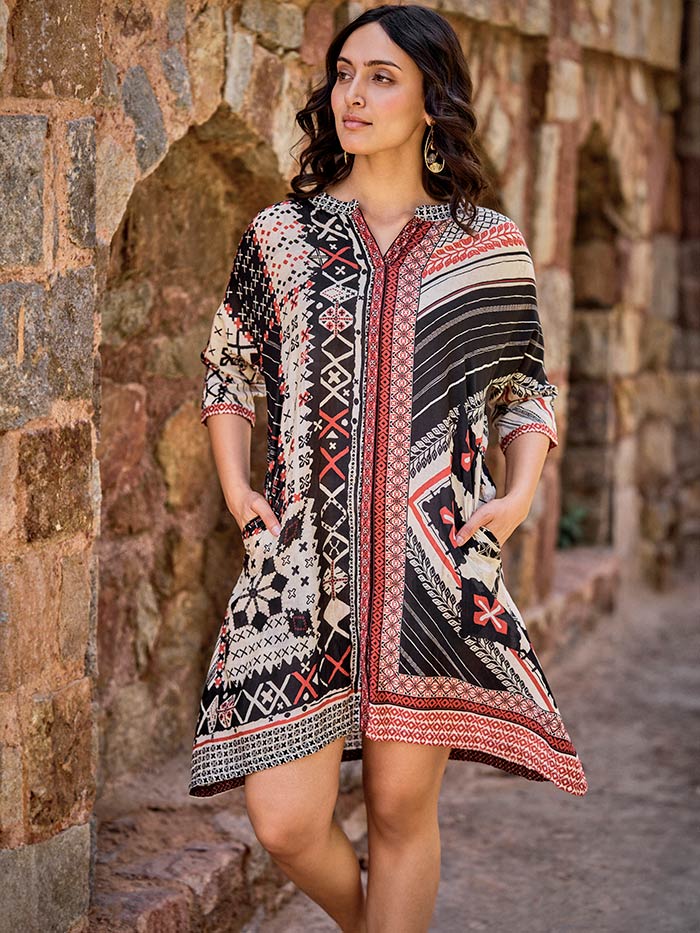 Keshi Black Tunic | Shop Saundh