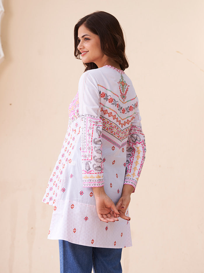 Juhi Top - White