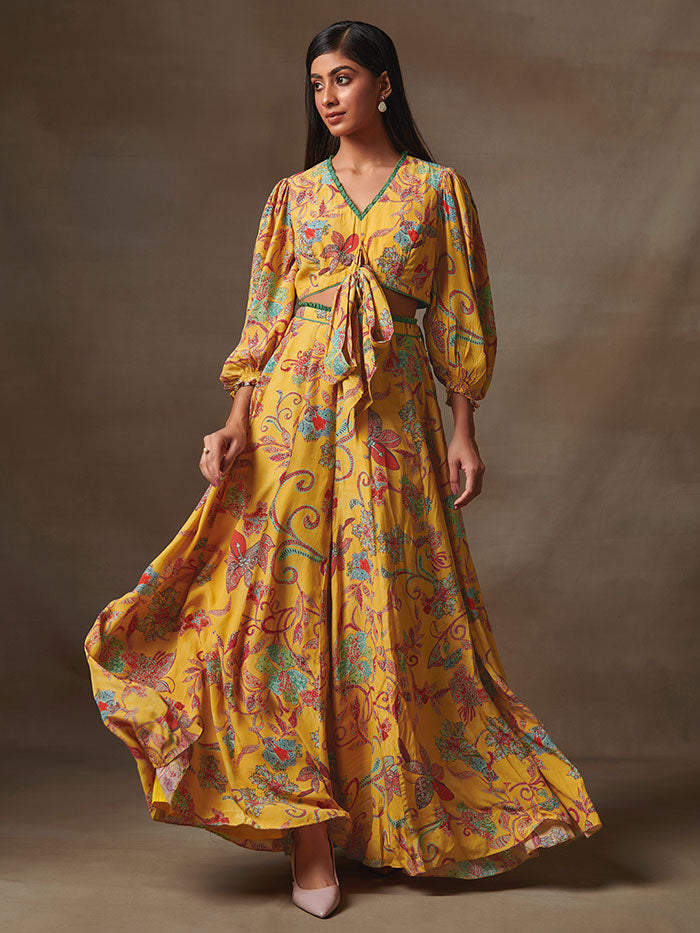 Botanica Co-ord Set - Yellow