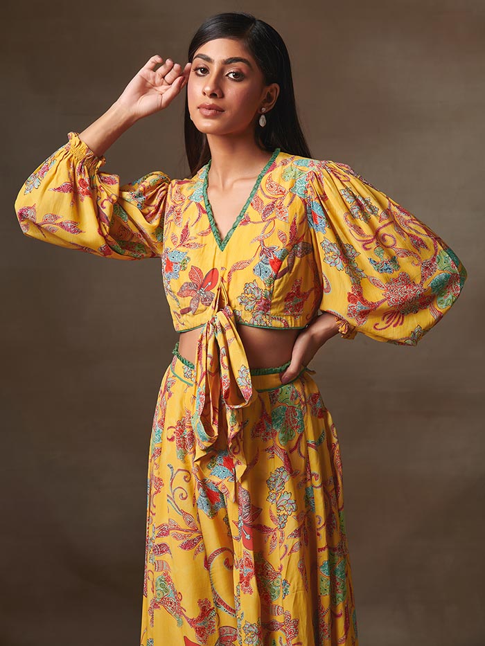 Botanica Co-ord Set - Yellow