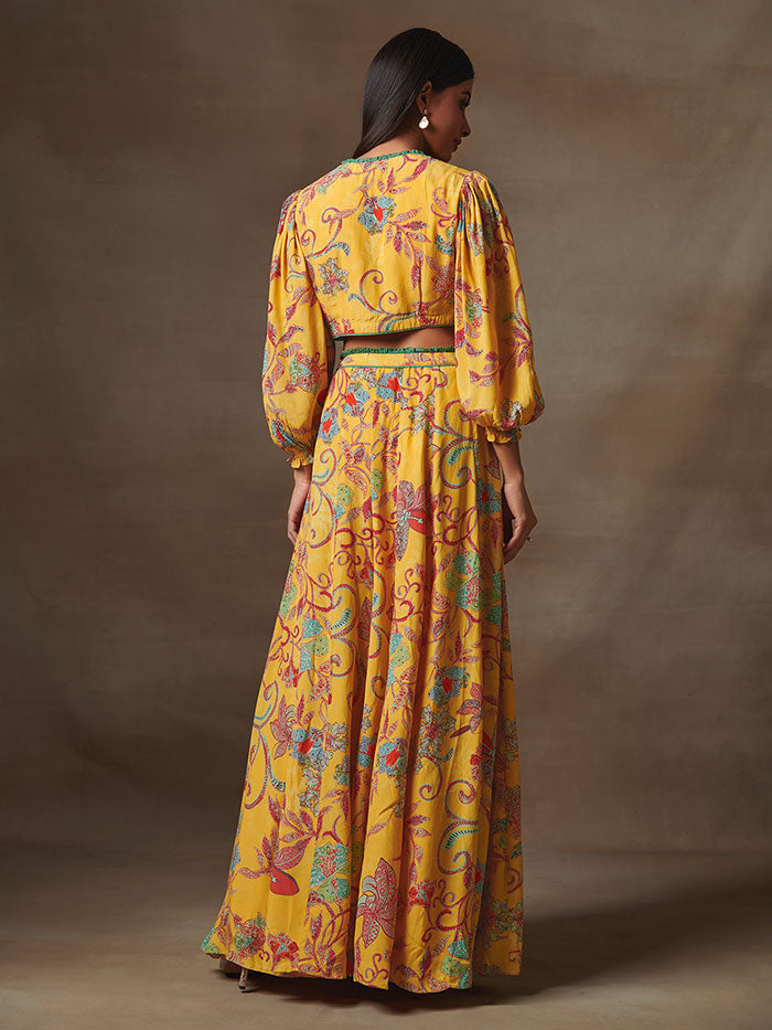 Botanica Co-ord Set - Yellow