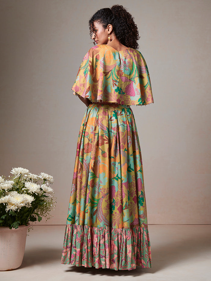 Orchid Lehenga Set - Peach