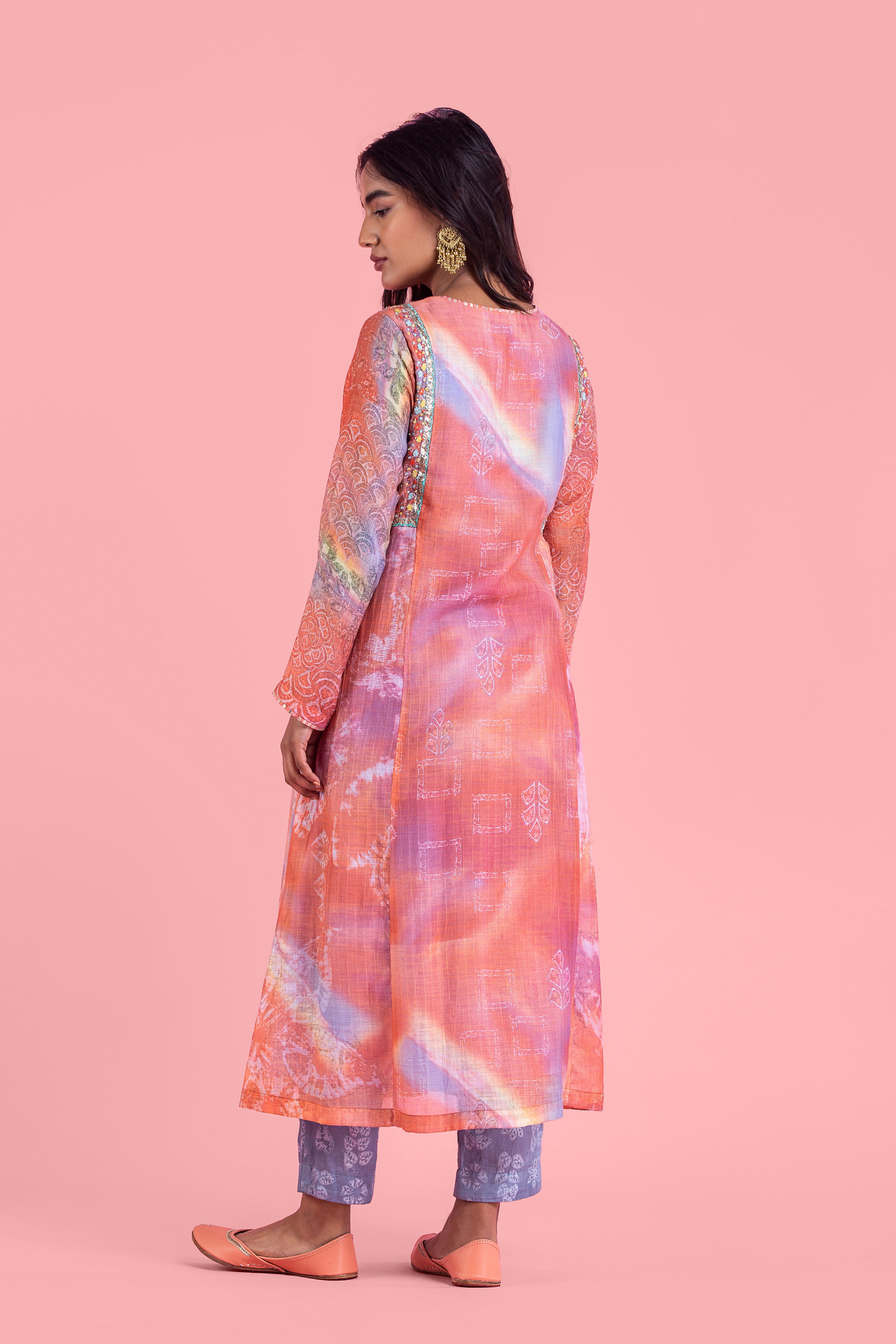 Vanya Kurta Set with Dupatta - Pink