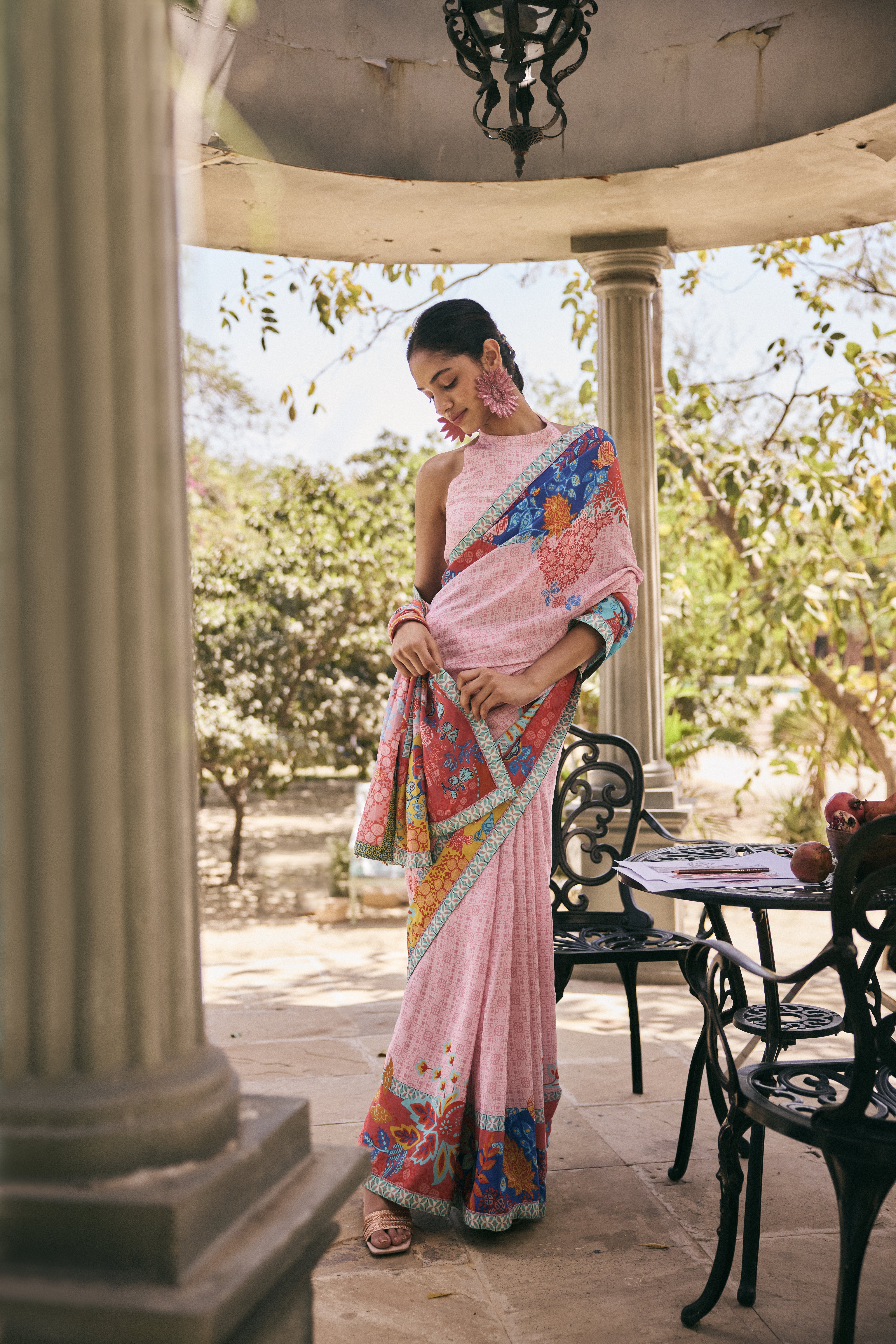 Anar Saree - Pink