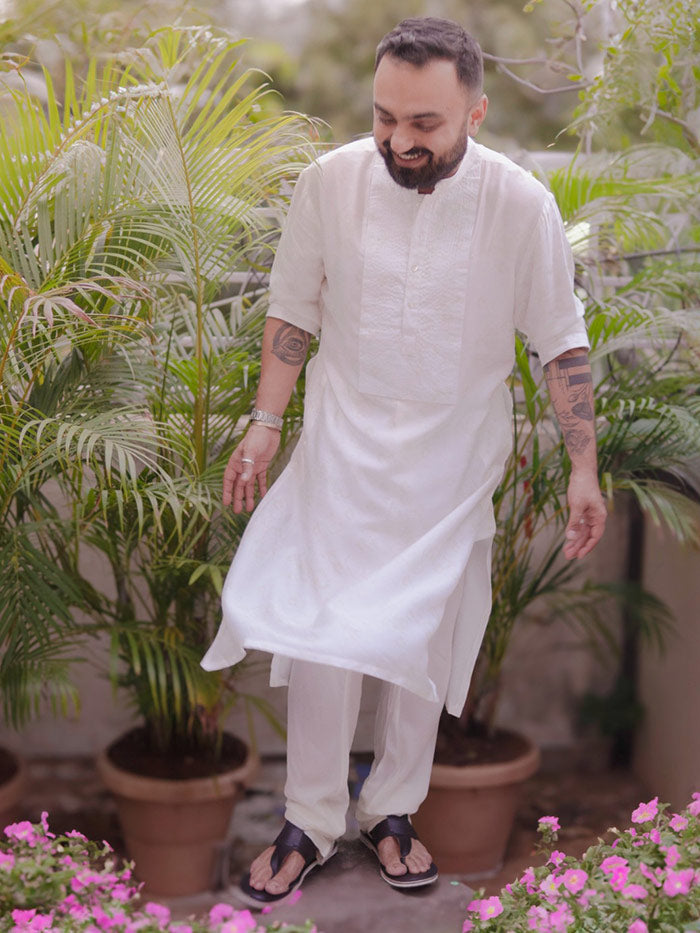Ivory Kurta | Shop Saundh Man