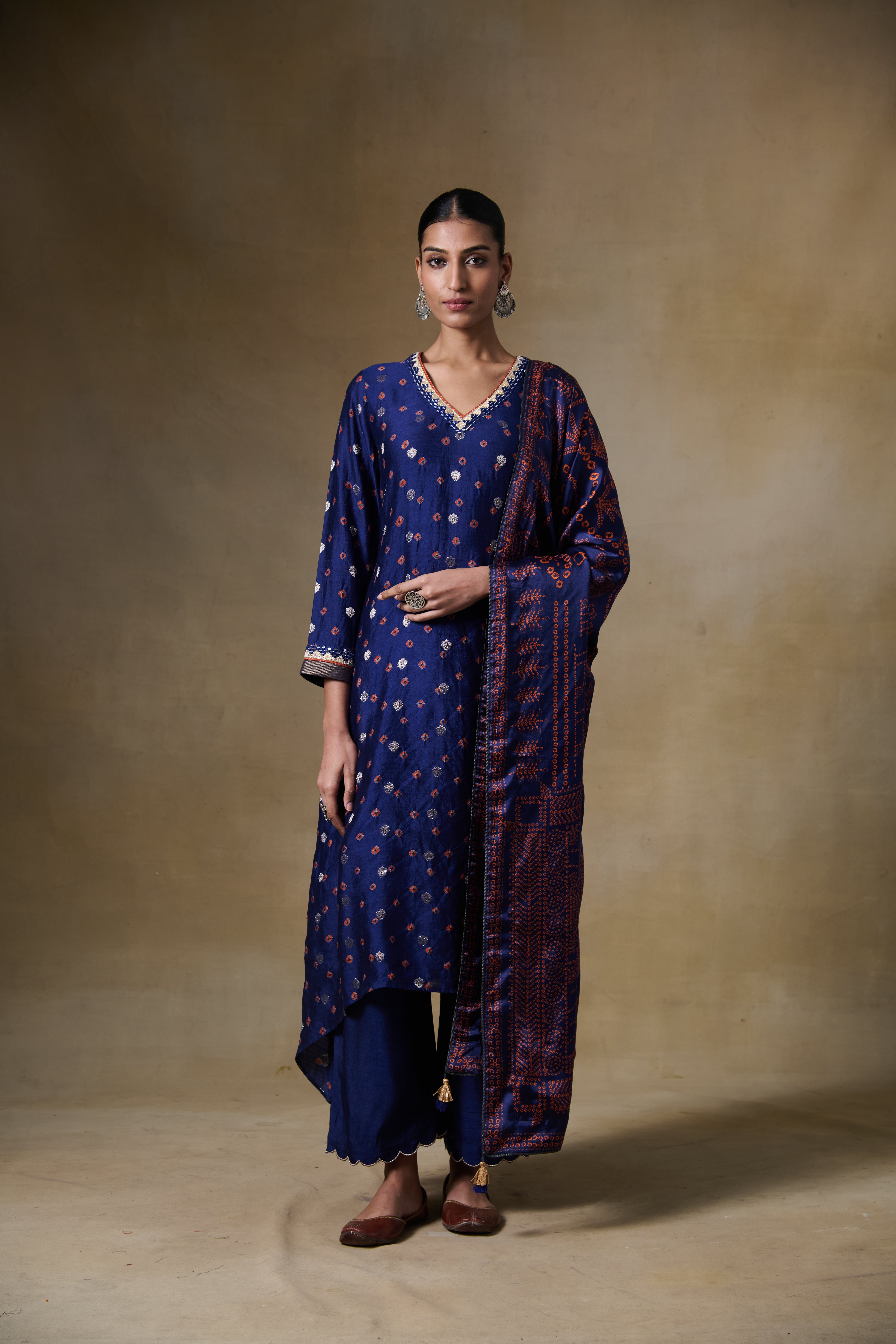 Baori Kurta Set - Blue