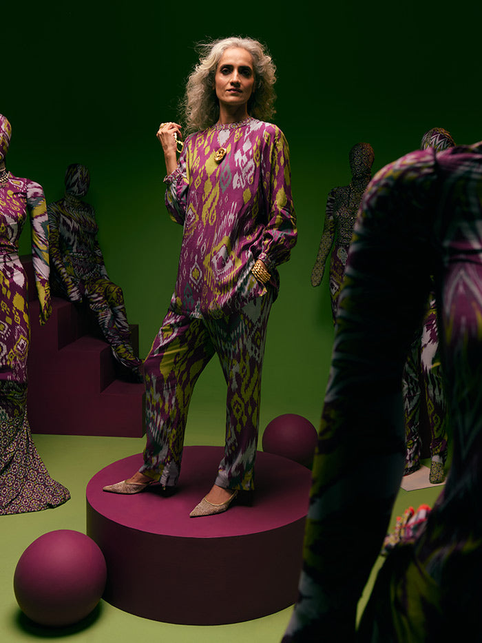 Odette Co-ord Set - Purple