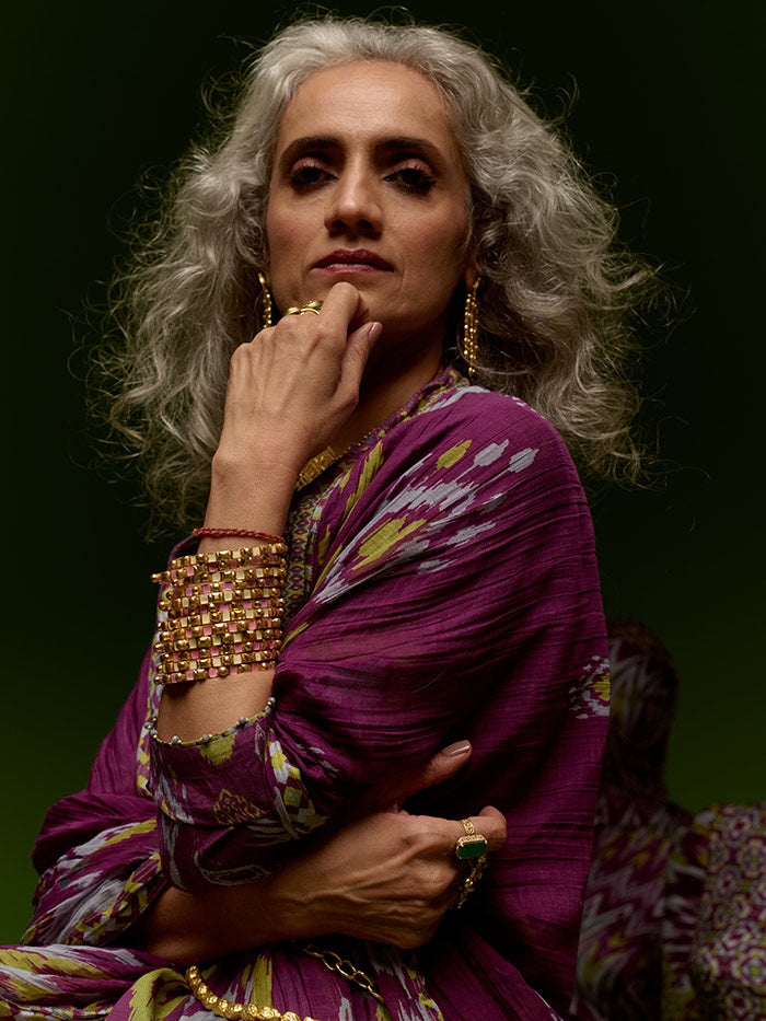 Naira Kurta Set - Purple