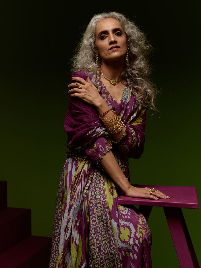 Naira Kurta Set - Purple