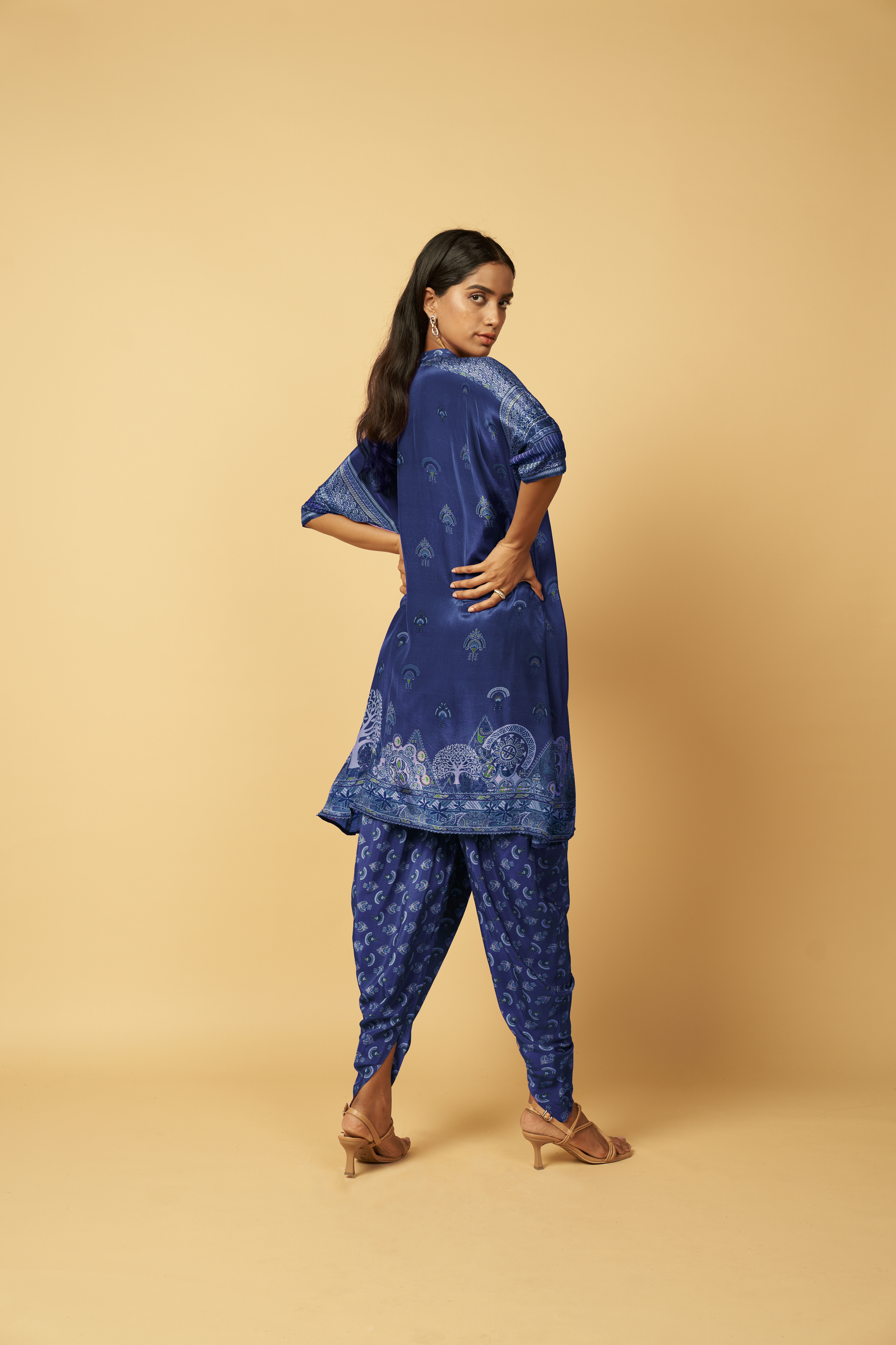 Chandrama Co-ord Set - Blue
