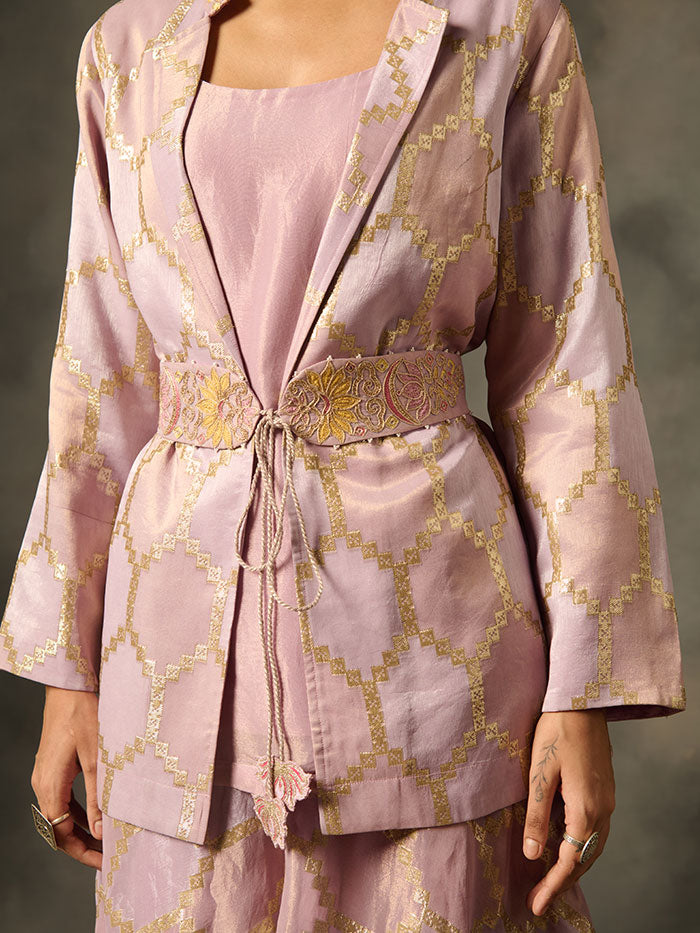Bahar Co-ord Set - Purple