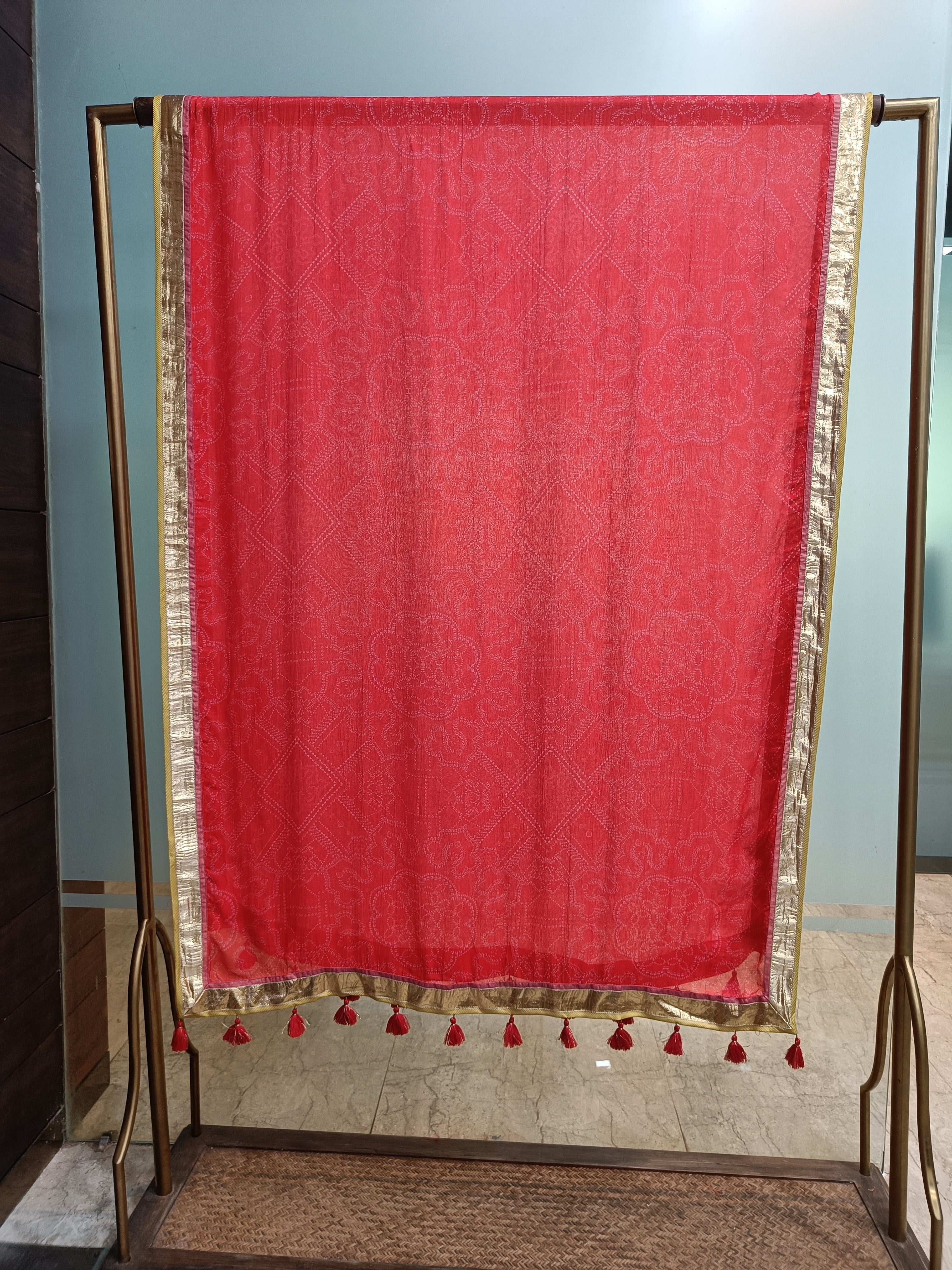 Chaand Dupatta - Red
