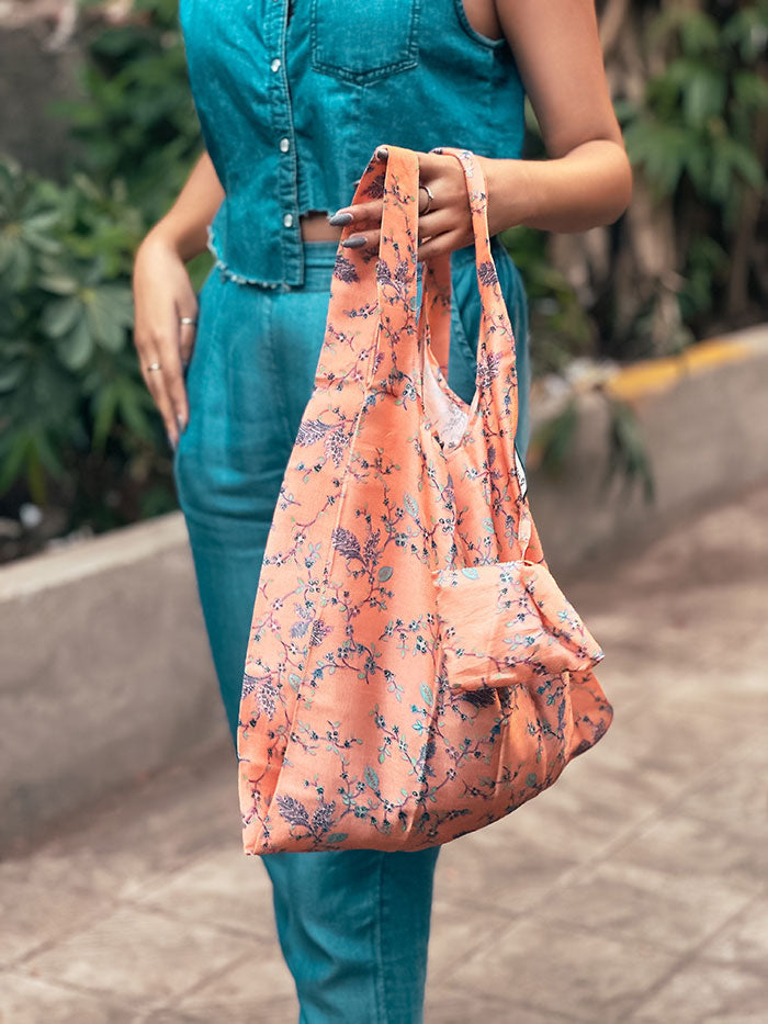 Vine Tote Bag - Orange