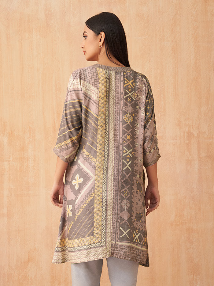 Sletee Grey Tunic | Shop Saundh