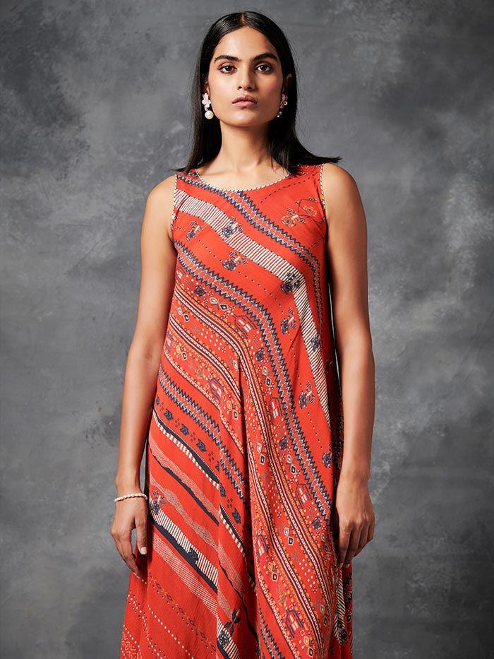 Aahi Dress - Orange