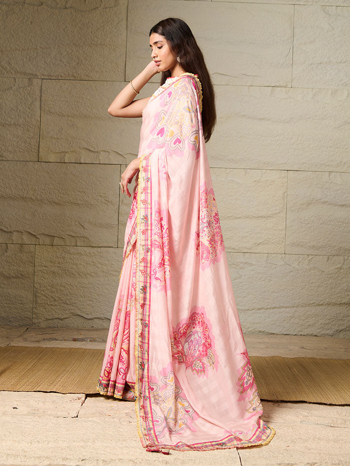 Ceri Saree - Pink